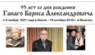 Библиотека Брестского Рождество-Богородицкого женского монастыря подготовила книжную выставку – «95-лет со дня рождения Бориса Александровича Ганаго»