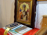 В Доме ветеранов в день памяти иконы Божией Матери «Всех скорбящих Радость» состоялась Божественная Литургия