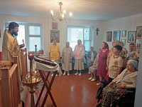В День Независимости Беларуси в часовне Дома ветеранов отслужена лития и молебен