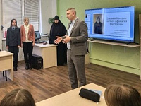 Насельница монастыря выступила докладом «Духовный подвиг святого Афанасия Брестского» в ГУО СШ№33