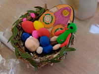 Пасхальные подарки своими руками для близких подготовили воспитанники младшей группы Воскресной школы